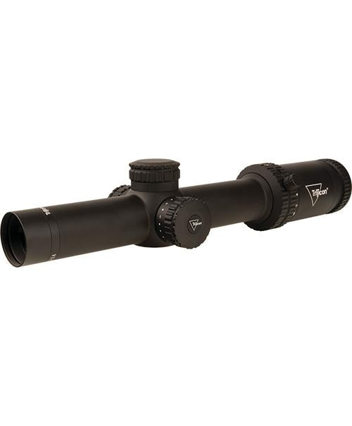 Trijicon Credo HX 1-6x24 (SFP) 30mm Rifle Scope w/Green LED Dot BDC Hunter .223 Low Capped Adjusters