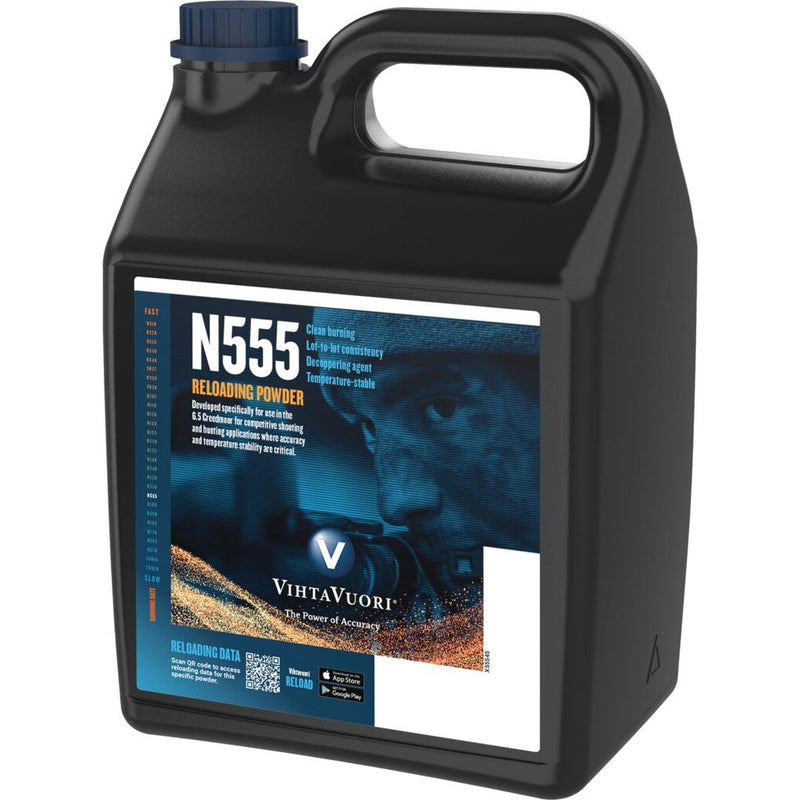 Vihtavuori Powder N555 Rifle Powder - 8lbs