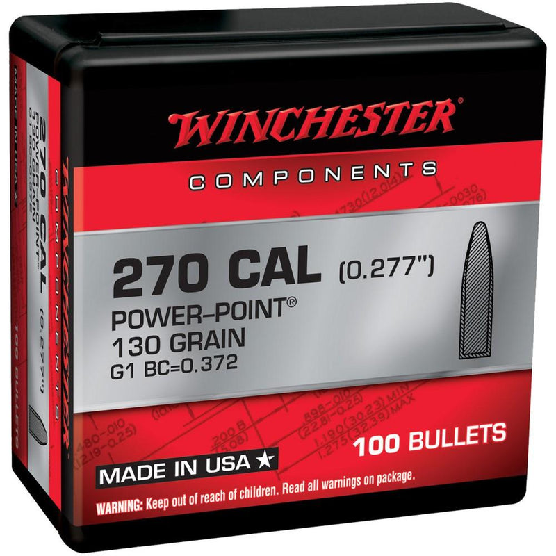 Winchester Rifle Bullets .270 Cal .277