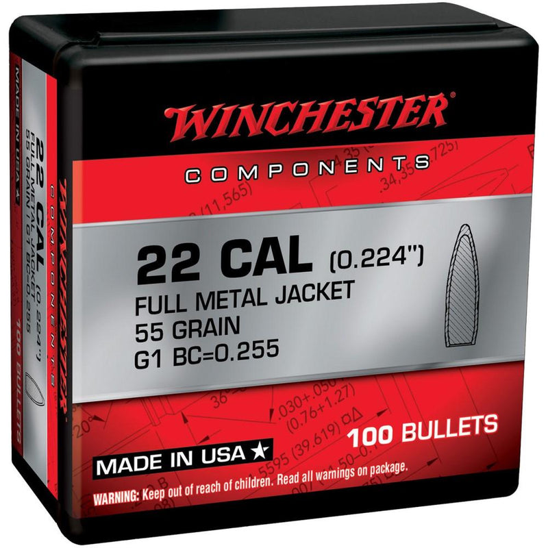 Winchester Centerfire Rifle Bullets 5.56 NATO .224