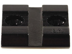 Weaver Standard Top Mount Aluminum Scope Base - Gloss Black - #28 - FRONT/REAR Scope Base on Select Models