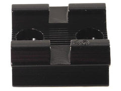 Weaver Standard Top Mount Aluminum Scope Base - Gloss Black - #45 - FRONT/REAR Modern Muzzleloader Springfield