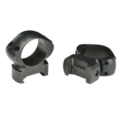 Weaver 2-Piece Grand Slam Steel Top Mount Scope Rings 30mm Medium - Matte Black
