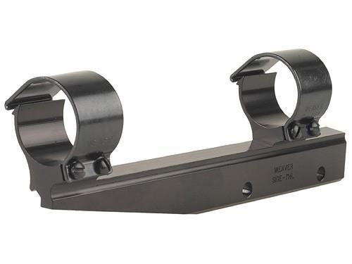 Weaver Detachable Side Mount Aluminum Scope Rings & Base Mount 1
