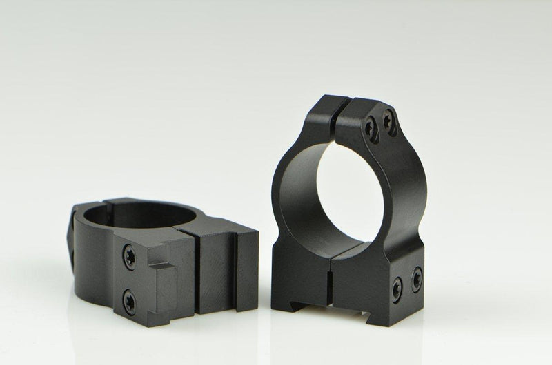 Warne 2-Piece Maxima Fixed (19mm Dovetail) Scope Ringmounts with Grooved Receiver Fits CZ550 1
