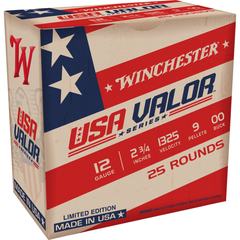 Winchester USA Valor Shotshells 12ga 2-3/4