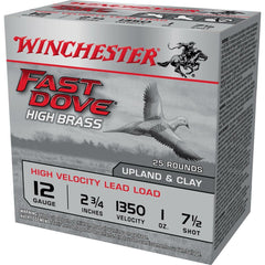 Winchester Fast Dove & Clay Shotshells 12 ga 2-3/4