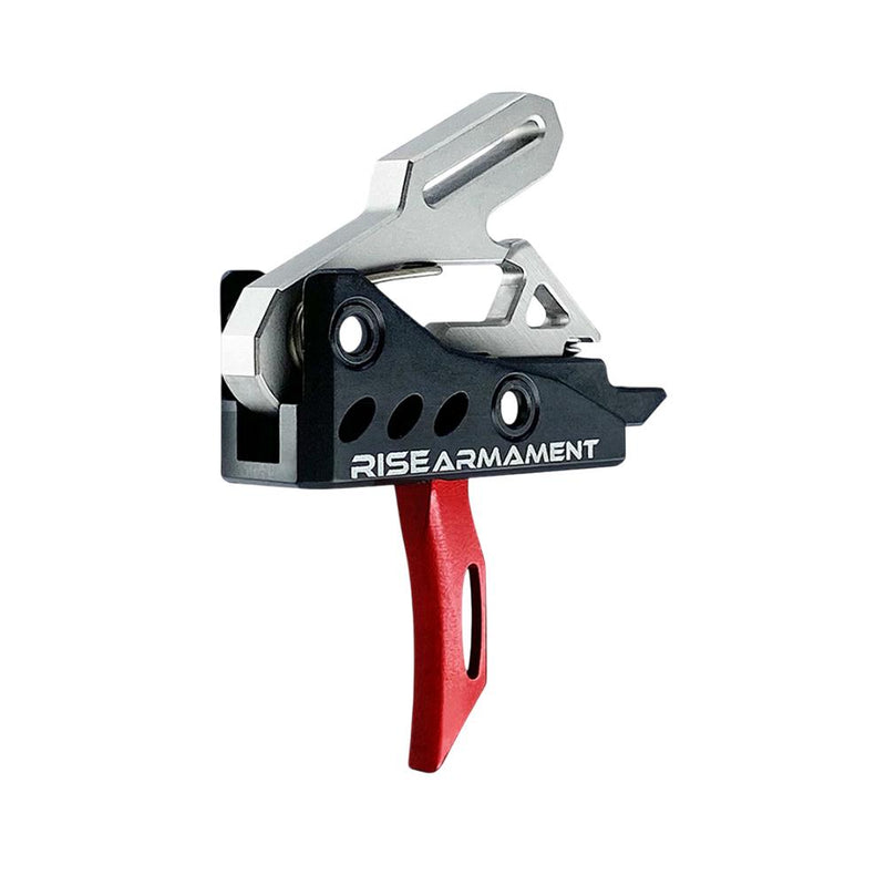 Rise Armament RA-535 Advanced Performance Single Stage AR Rifle Trigger 3.5 lb Curved Red