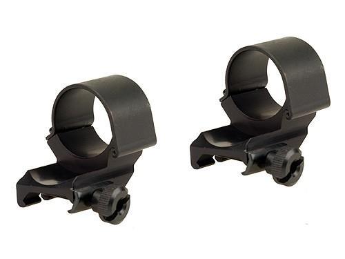 Weaver Detachable Extension Top Mount Aluminum Scope Rings - 1