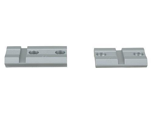 Weaver 2-Piece (Pairs) Top Mount Aluminum Scope Base - Silver - Mossberg Remington