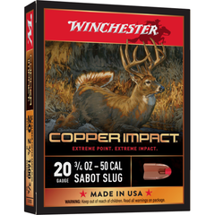 Winchester Copper Impact Slug Shotshells 20 ga 2-3/4