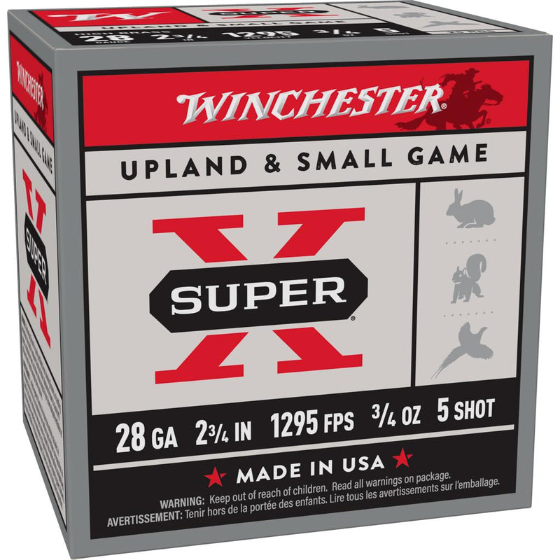 Winchester Super-X High Brass Game Shotshells 28 ga 2-3/4