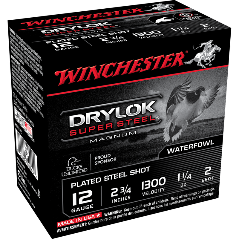 Winchester Super-X Drylok Super Steel Shotshells 12 ga 2-3/4