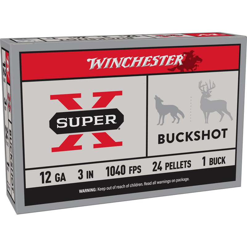 Winchester Super-X Buckshot Shotshells 12 ga 3