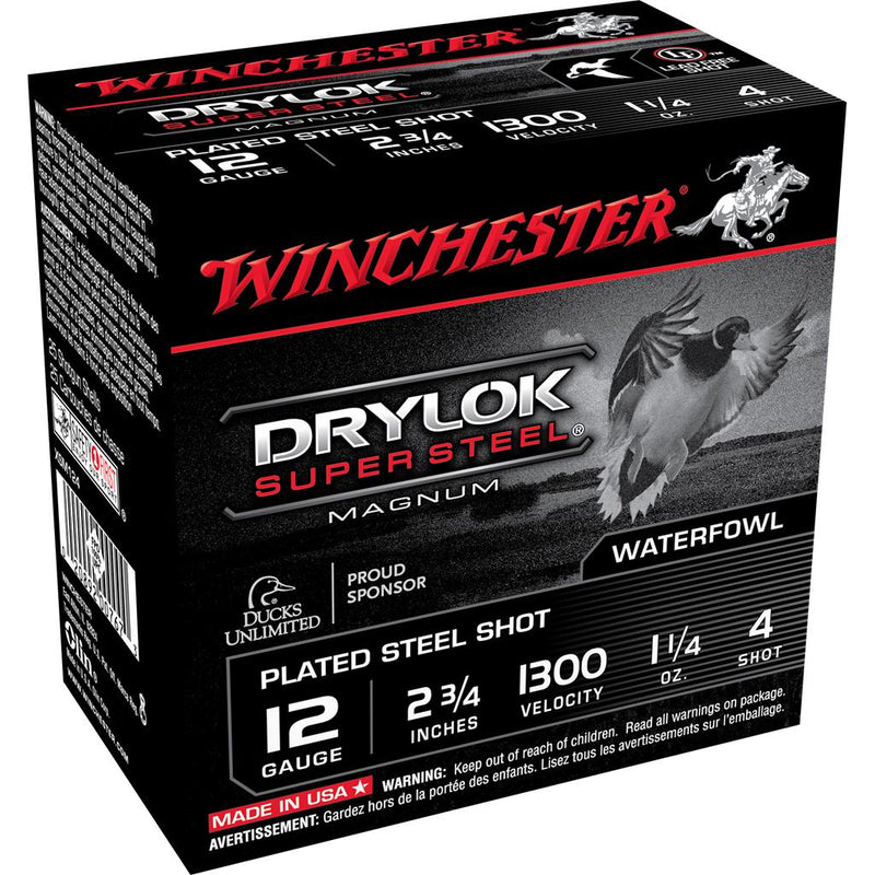 Winchester Super-X Drylok Super Steel Shotshells 12ga 2-3/4
