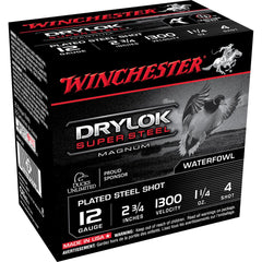 Winchester Super-X Drylok Super Steel Shotshells 12ga 2-3/4