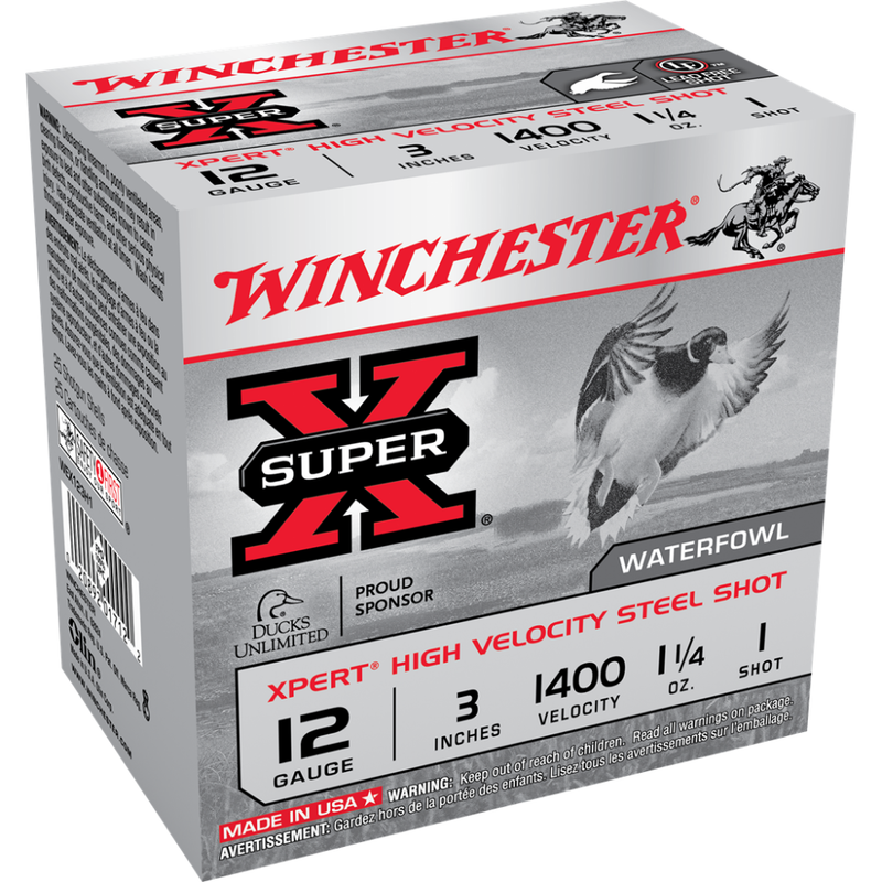 Winchester Xpert High-Velocity Steel Shotshells 12 ga 3