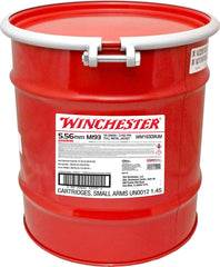 Winchester USA Lake City M193 Rifle Ammunition 5.56mm 55 gr. FMJ 3240 fps 14000/drum