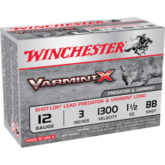 Winchester Varmint X Shot-Lok Shotshells 12 ga 3