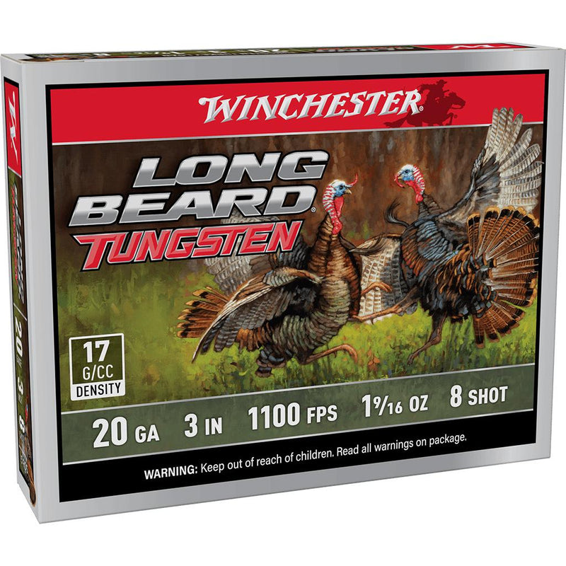 Winchester Long Beard Tungsten Shotshell 20ga 3