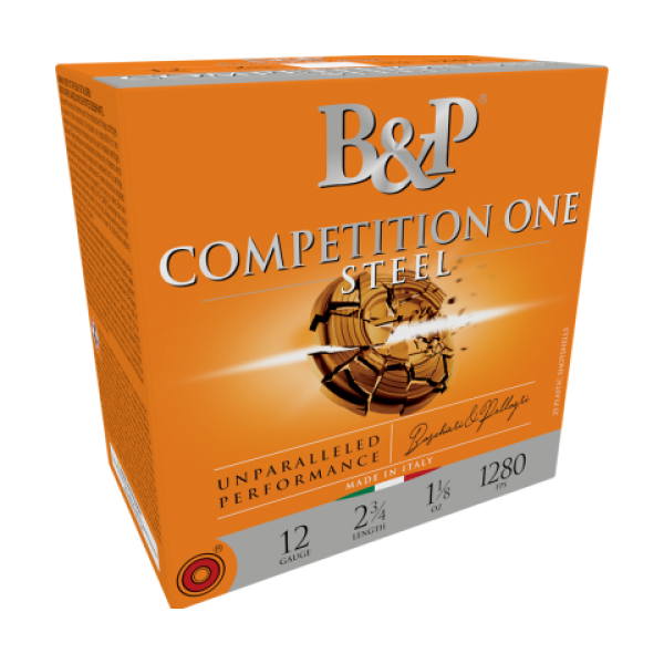 B&P Competition One Steel Shot Shotshells 12 ga. 2-3/4