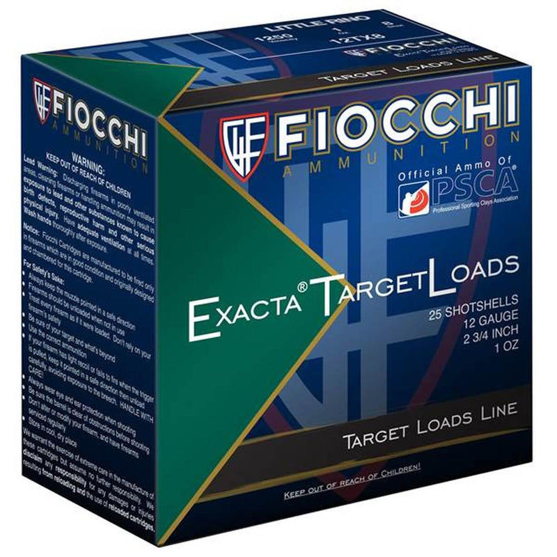 Fiocchi Little Rino Exacta Target 12ga 2-3/4