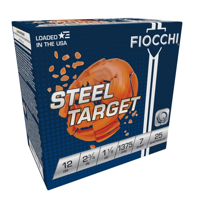 Fiocchi Target Steel Shotshells 12 ga 2-3/4