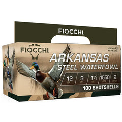 Fiocchi Arkansas Steel Waterfowl Shotshells 12ga 3