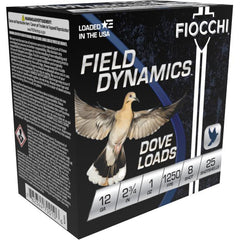 Fiocchi Field Dynamics Dove & Quail Shotshells 12ga 2-3/4