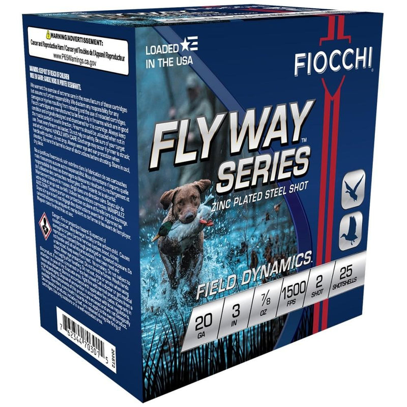 Fiocchi Flyway Steel Shotshells 20 ga 3