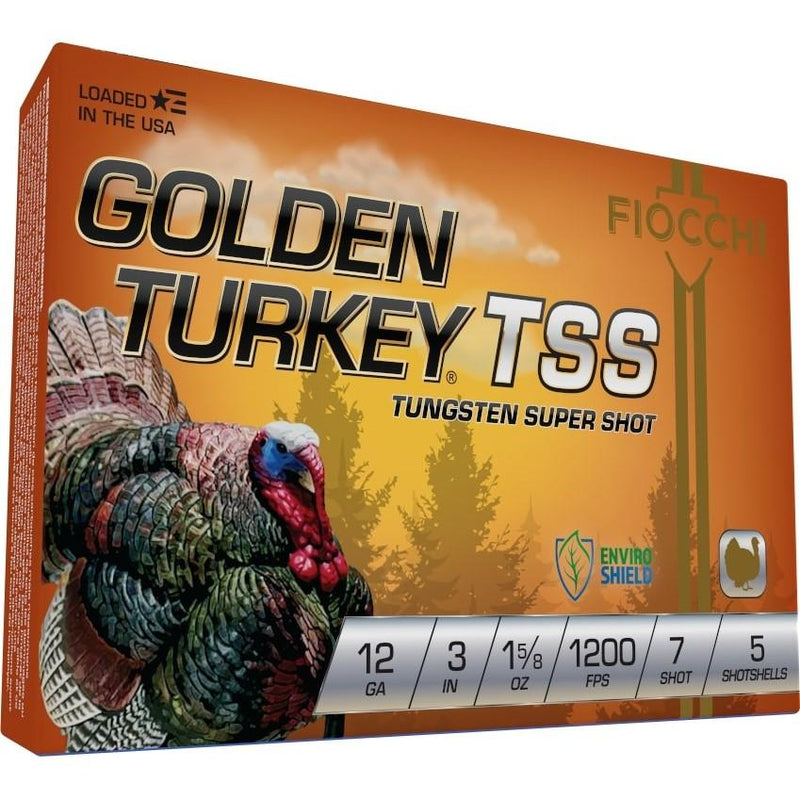Fiocchi Golden Turkey Tungsten TSS Shotshells 12ga 3