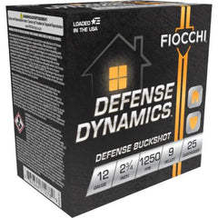 Fiocchi Defense Dynamics Shotshells 12ga 2-3/4