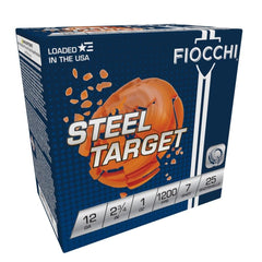 Fiocchi Target Steel Low Recoil Shotshells 12ga 2-3/4