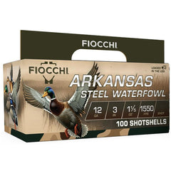 Fiocchi Arkansas Steel Waterfowl Shotshells 12ga 3