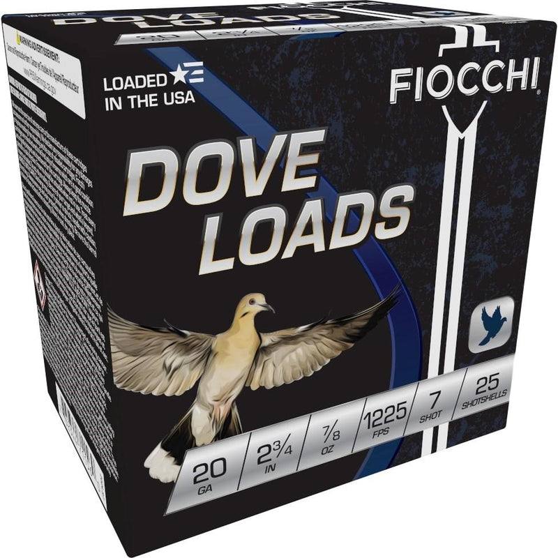 Fiocchi Steel Target Shotshells 20 ga 2-3/4