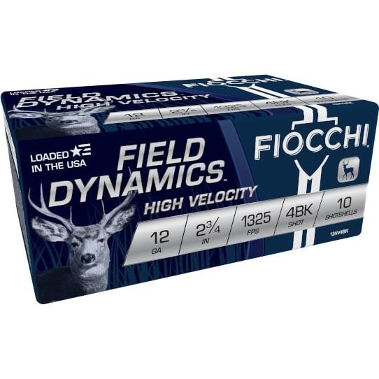 Fiocchi Nickel-Plated Buckshot 12 ga 2 3/4
