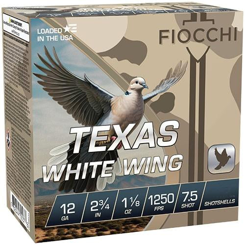 Fiocchi Texas White Wing Shotshells 12ga 2-3/8