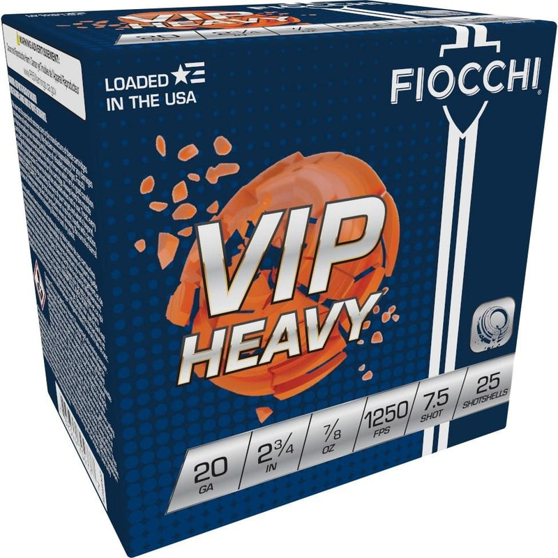 Fiocchi Exacta VIP Heavy Shotshells 20ga 2-3/4