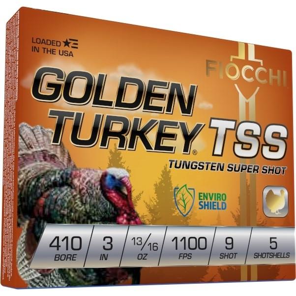 Fiocchi Golden Turkey Tungsten TSS Shotshells 410 ga 3