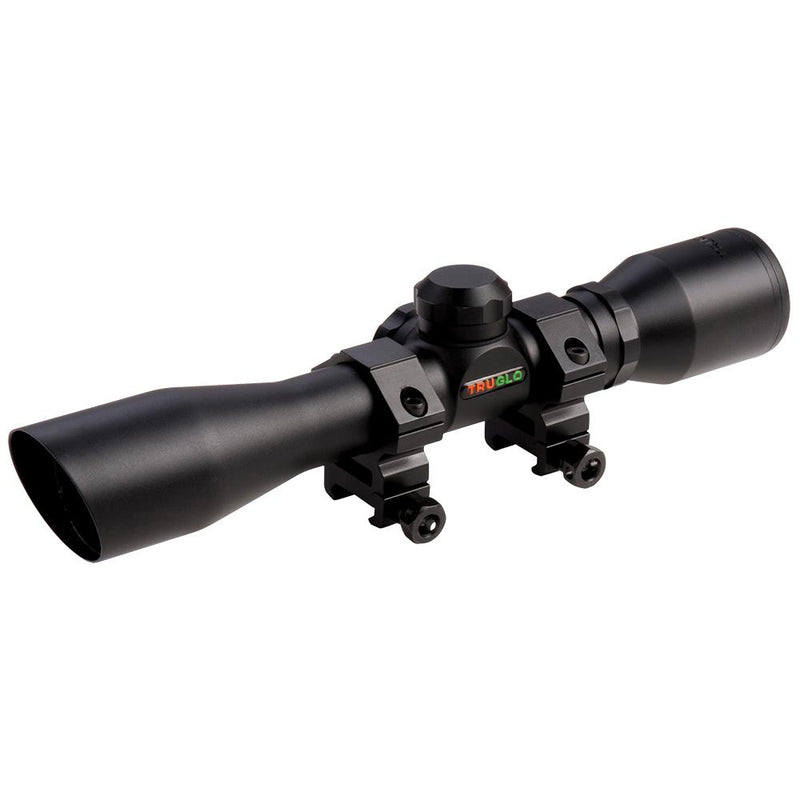 Truglo Compact Rimfire & Shotgun Rifle Scope - 4x32mm Diamond Ballistic 22.5' 5
