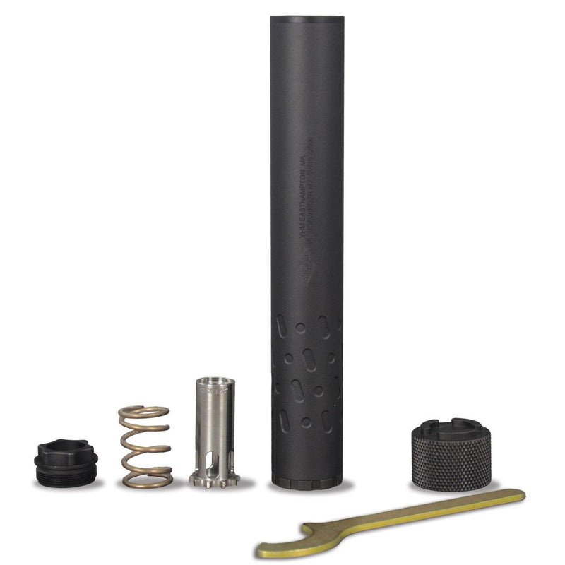 YHM 45 ACP Sidewinder M2 Direct Thread Suppressor 45 ACP Aluminum/Steel Black .578?-28 RH
