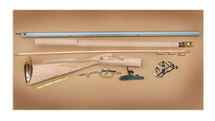 Traditions Black Powder Kentucky Rifle Build-It-Yourself Kit Select Raw Hardwood .50 Cal 33.5