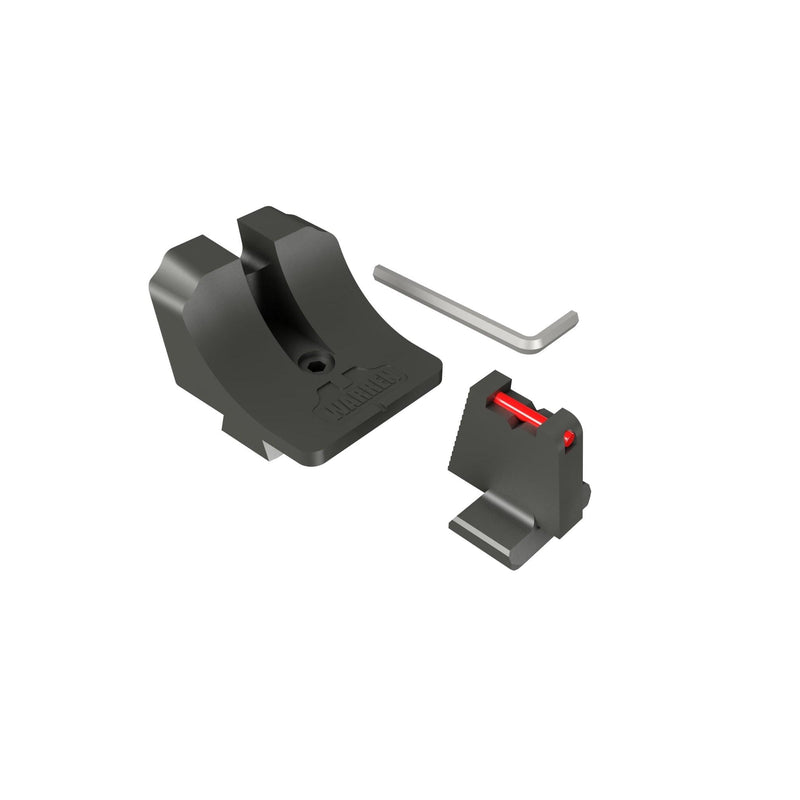 Canik Warren Tactical Suppressor Sight Fiber Front Wide Blacked Out Rear
