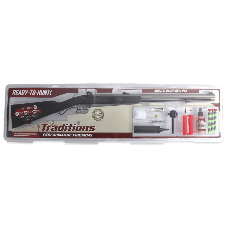 Traditions ShedHorn Redi-Pak Muzzleloader Rifle Kit .50 Cal 26