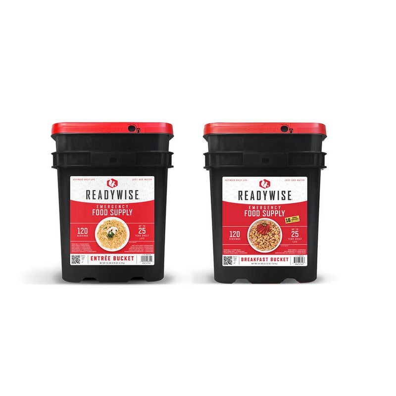 Readywise 240 Serving Package 120 Entree Servings 120 Breakfast Servings