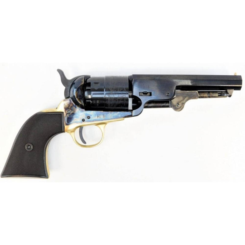 Pietta 1851 Navy Case Hardened Checkered Walnut Grips - .44 cal 5-1/2