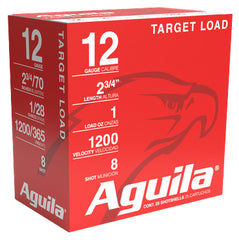 AGU TARGET LOAD 12GA 2.75 1OZ #8 25/10