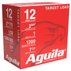 AGU TARGET LOAD 12GA 2.75 1OZ #7.5 25/10