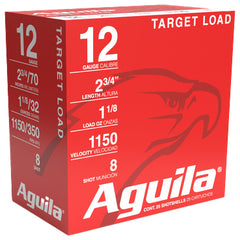 AGU TARGET LIGHT 12GA 2.75 1-1/8OZ #8 25/10