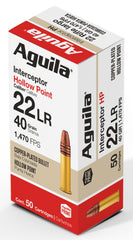 AGU INTERCEPTOR 22LR 40GR COPPER SP 50/20